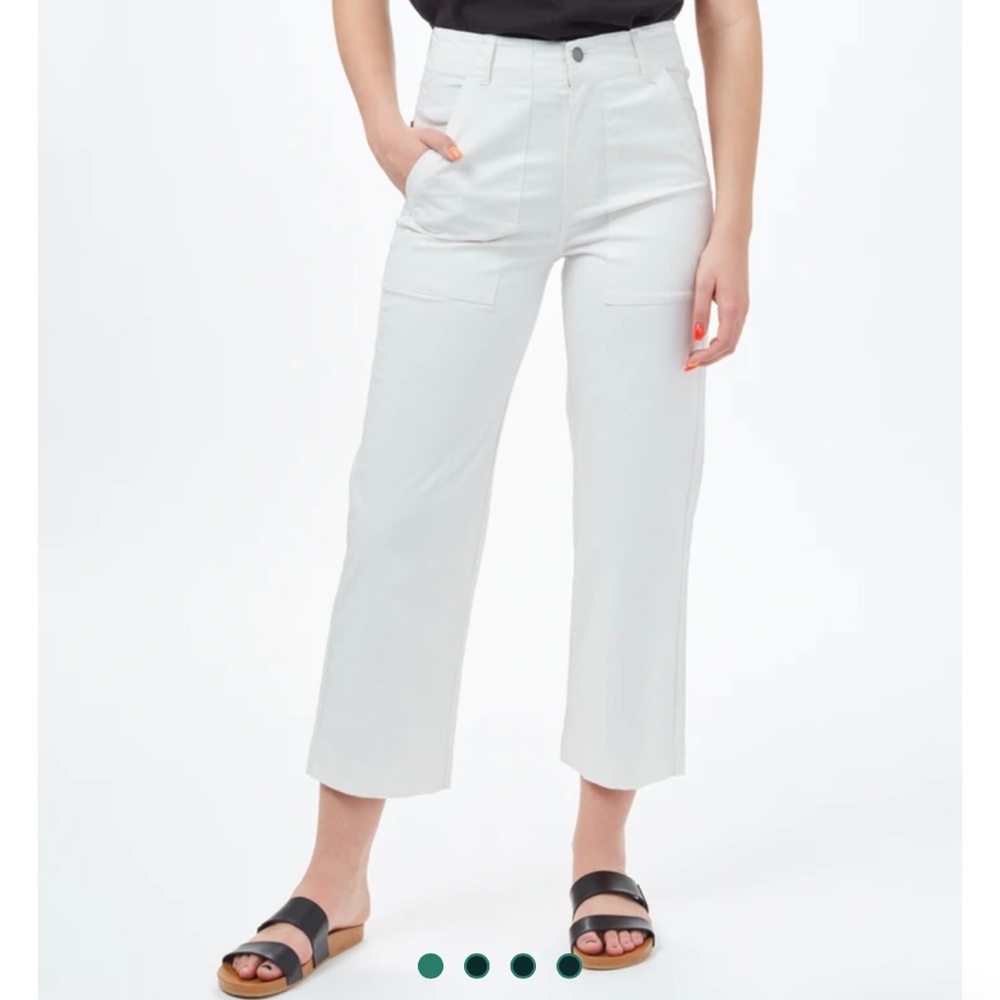 Tentree Twill Cropped Wide Leg Pant